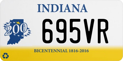 IN license plate 695VR