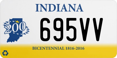 IN license plate 695VV