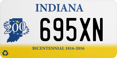 IN license plate 695XN