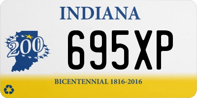 IN license plate 695XP