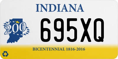 IN license plate 695XQ