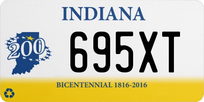 IN license plate 695XT