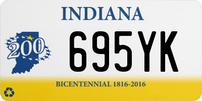 IN license plate 695YK