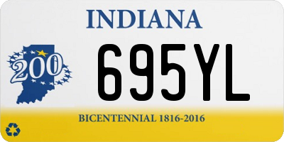 IN license plate 695YL