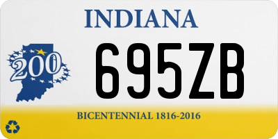 IN license plate 695ZB