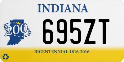 IN license plate 695ZT