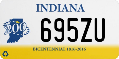 IN license plate 695ZU