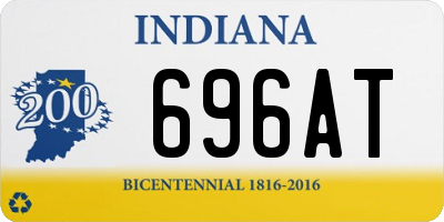 IN license plate 696AT