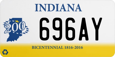 IN license plate 696AY
