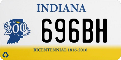 IN license plate 696BH