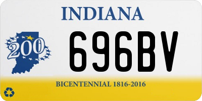 IN license plate 696BV