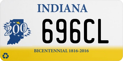IN license plate 696CL