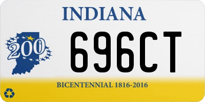 IN license plate 696CT