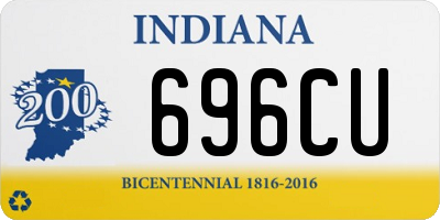 IN license plate 696CU