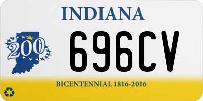 IN license plate 696CV