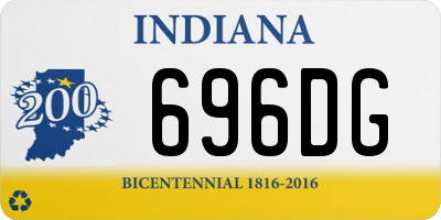 IN license plate 696DG