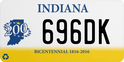 IN license plate 696DK