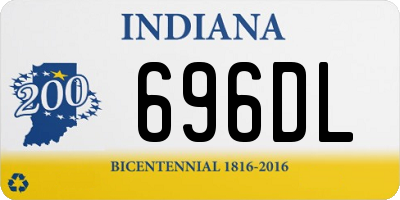 IN license plate 696DL