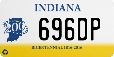 IN license plate 696DP