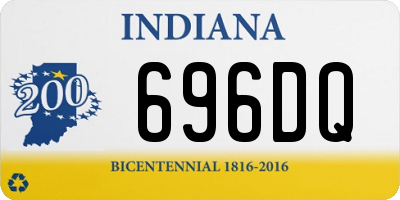 IN license plate 696DQ