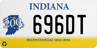 IN license plate 696DT