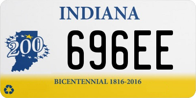 IN license plate 696EE