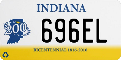 IN license plate 696EL