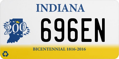 IN license plate 696EN