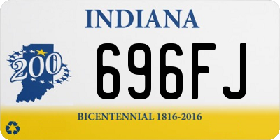 IN license plate 696FJ