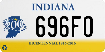 IN license plate 696FO