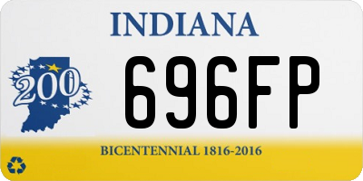 IN license plate 696FP