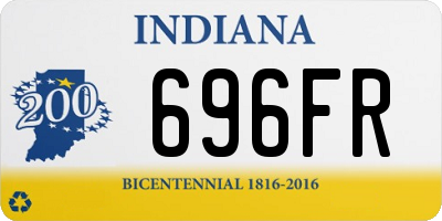 IN license plate 696FR