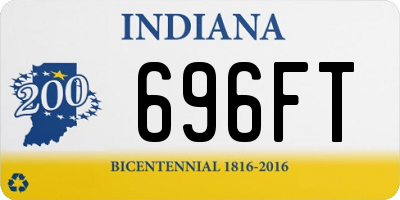 IN license plate 696FT