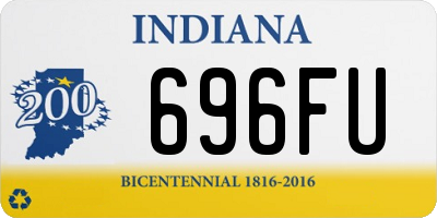 IN license plate 696FU