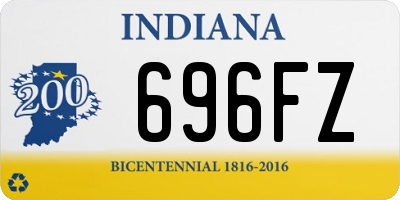 IN license plate 696FZ