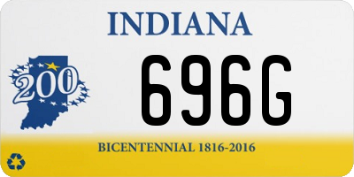IN license plate 696G