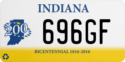 IN license plate 696GF