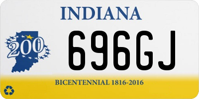 IN license plate 696GJ