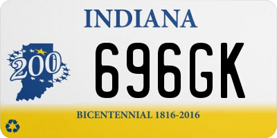 IN license plate 696GK