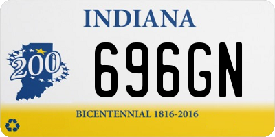 IN license plate 696GN