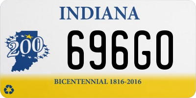 IN license plate 696GO
