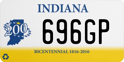 IN license plate 696GP