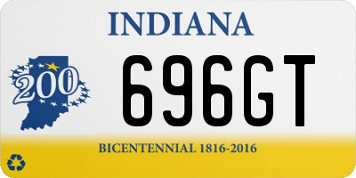 IN license plate 696GT