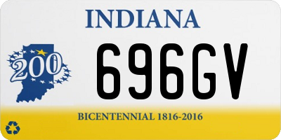 IN license plate 696GV