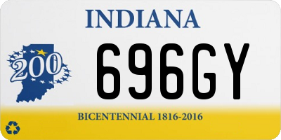 IN license plate 696GY