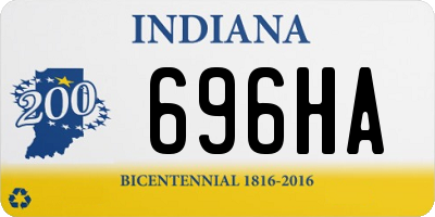 IN license plate 696HA
