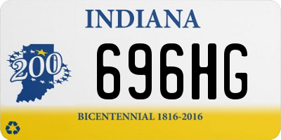 IN license plate 696HG
