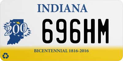 IN license plate 696HM