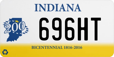 IN license plate 696HT