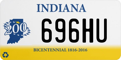 IN license plate 696HU